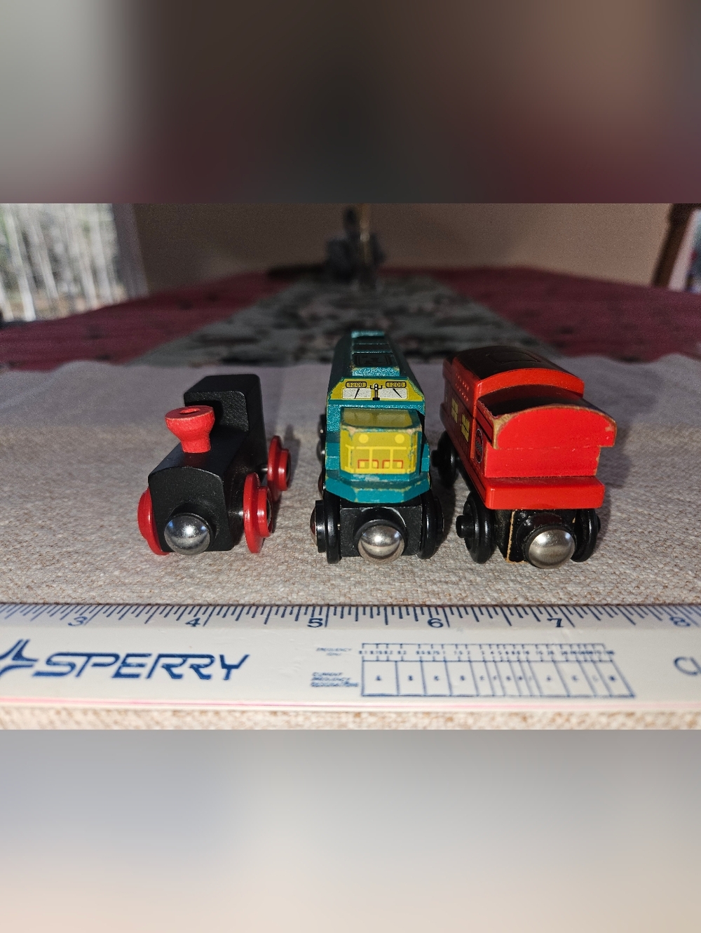 Wooden Train Lot
